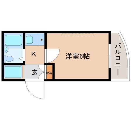 近鉄奈良駅 徒歩14分 1階の物件間取画像